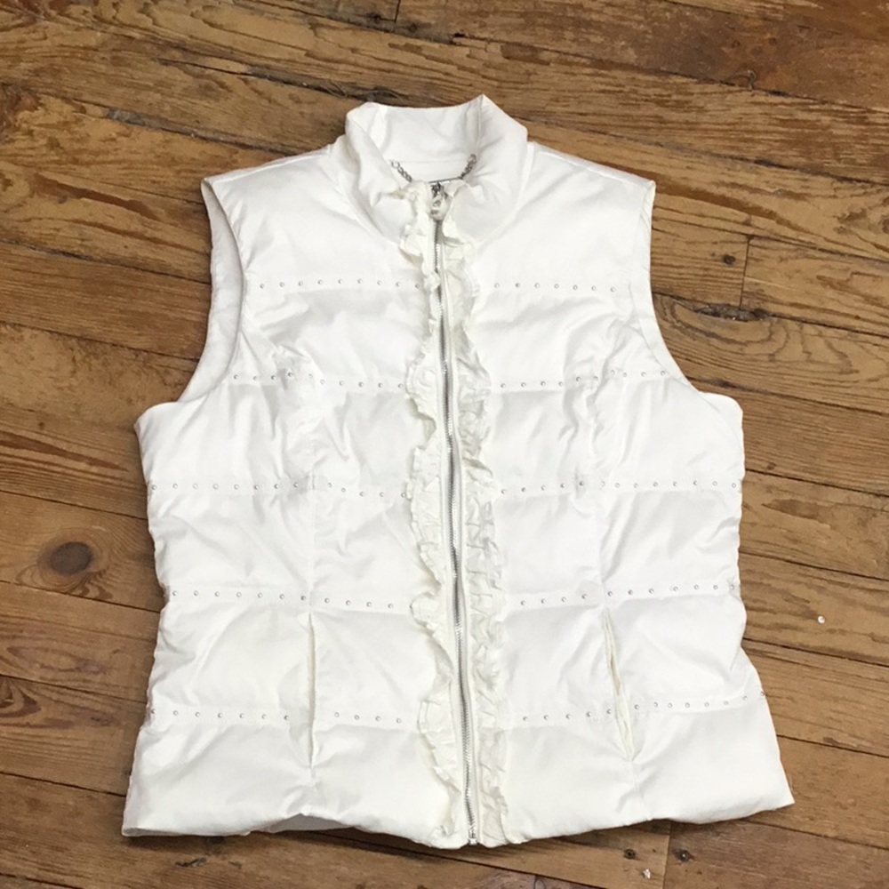 White House Black Market Puffer Vest Size XL